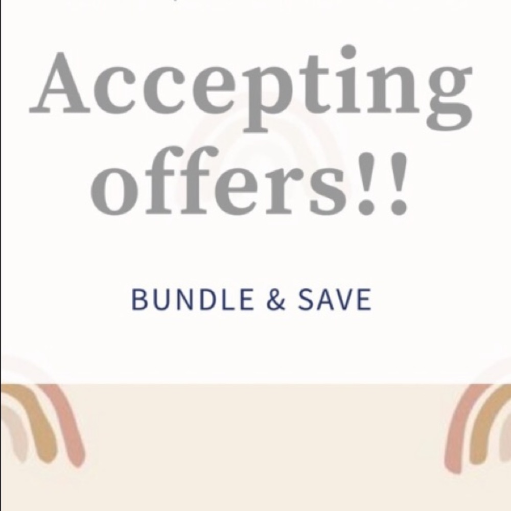 REASONABLE OFFERS!!!